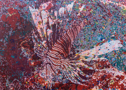 Geschöpf aus der Imagination van Erika Seywald, Schilderij te koop op Singulart