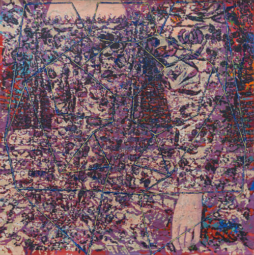 Aus der Reihe: unsichtbare Netzwerke 3 di Erika Seywald, Pittura in vendita su Singulart