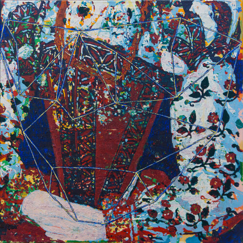 Aus der Reihe: unsichtbare Netzwerke 7 van Erika Seywald, Schilderij te koop op Singulart