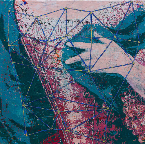Aus der Reihe: unsichtbare Netzwerke 8 by Erika Seywald, Painting for Sale on Singulart