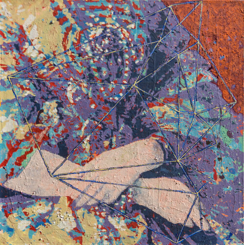 Aus der Reihe: unsichtbare Netzwerke 10 von Erika Seywald, Malerei kaufen auf Singulart