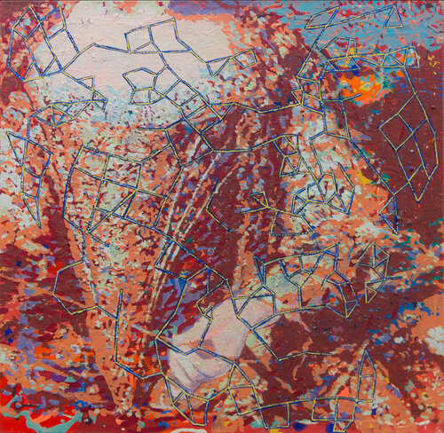 Aus der Reihe: unsichtbare Netzwerke 11 di Erika Seywald, Pittura in vendita su Singulart