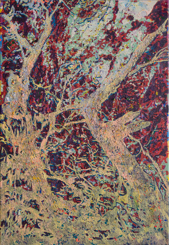 aus der Reihe: Unentschlossenheit und Bündelung 3 di Erika Seywald, Pittura in vendita su Singulart