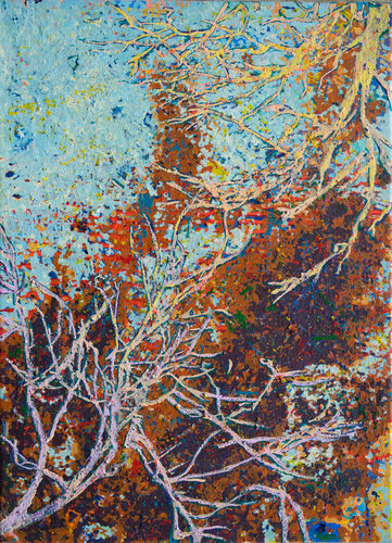aus der Reihe: Unentschlossenheit und Bündelung 5 di Erika Seywald, Pittura in vendita su Singulart