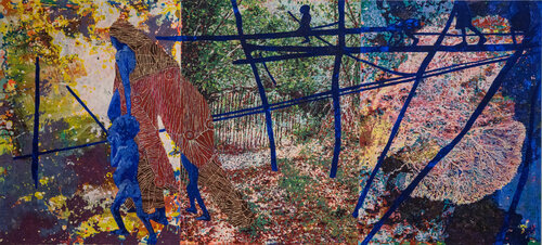 In der Tiefe  | Hommage auf Wangari Maathai von Erika Seywald, Malerei kaufen auf Singulart