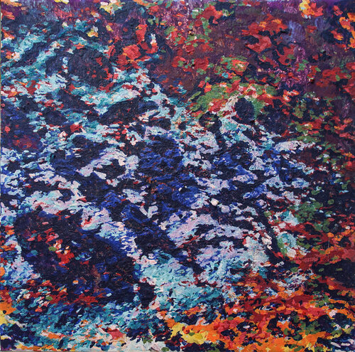 Aus der Serie: Ereignisse und Zwischenfälle in der Natur - 3 van Erika Seywald, Schilderij te koop op Singulart