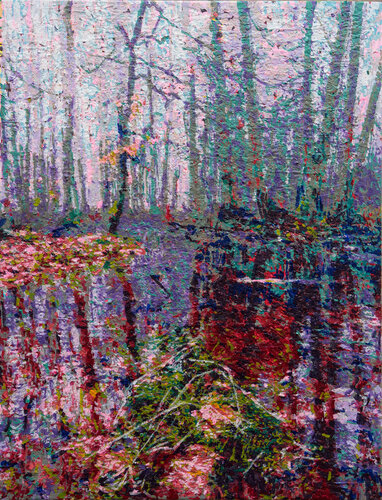 Höhe und Tiefe der wirklichen Umstände und unwirklichen Erscheinungen van Erika Seywald, Schilderij te koop op Singulart