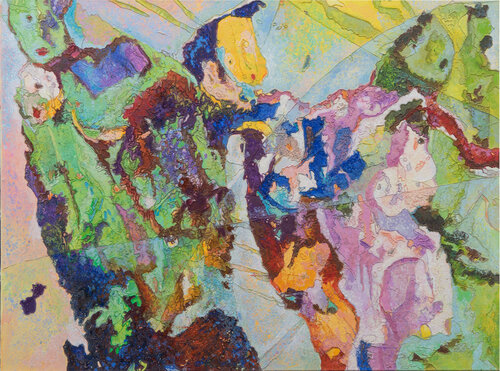 Hoffnung und Wege für die gleichgesinnten Individuen von Erika Seywald, Malerei kaufen auf Singulart