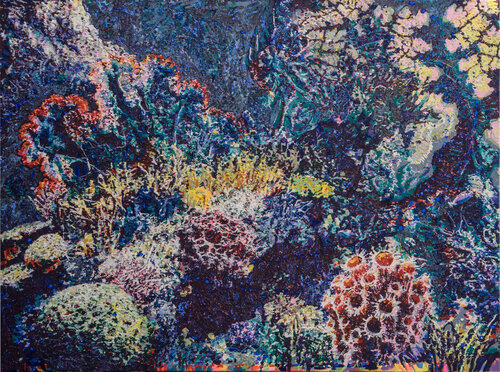 Korallen Kometen Schauer 2 de Erika Seywald, Pintura a la venta en Singulart