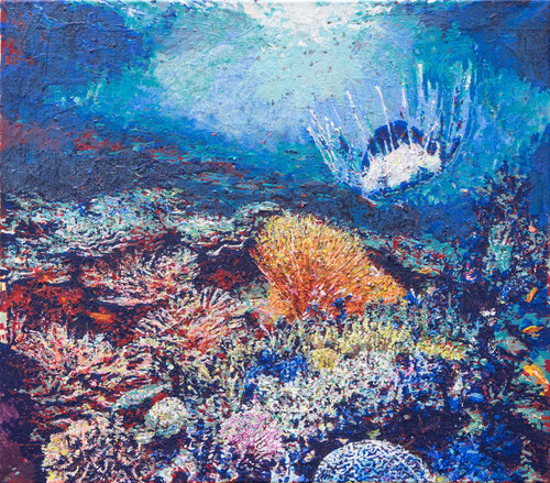 Genese des Wachstums im Meer by Erika Seywald, Painting for Sale on Singulart