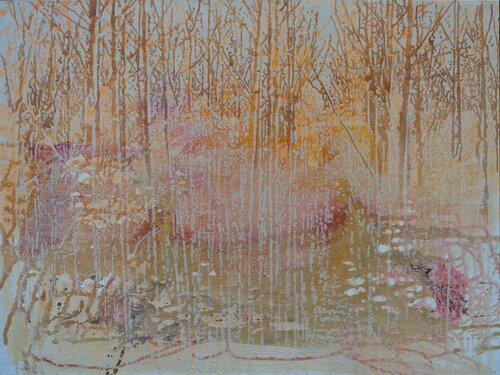 Wachstum und Spuren der Erinnerung 3 van Erika Seywald, Schilderij te koop op Singulart