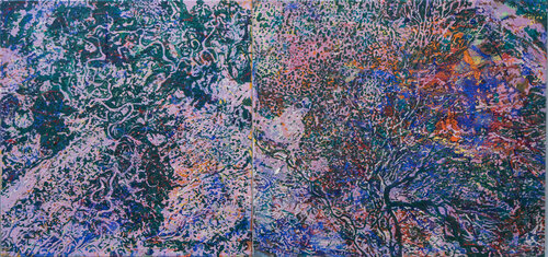 Geheimnis der Tiefe – Im Rhythmus der Strömung de Erika Seywald, Pintura a la venta en Singulart