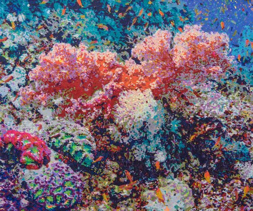 Modellierte Natur der Tiefe | 3 von Erika Seywald, Malerei kaufen auf Singulart