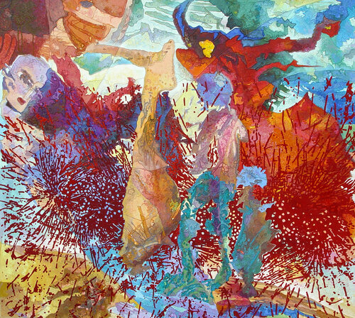 Garten der Erinnerung van Erika Seywald, Schilderij te koop op Singulart
