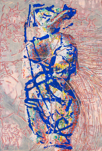 aus der Reihe: Idole 3 di Erika Seywald, Pittura in vendita su Singulart