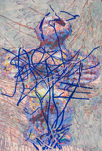 aus der Reihe: Idole 4 di Erika Seywald, Pittura in vendita su Singulart