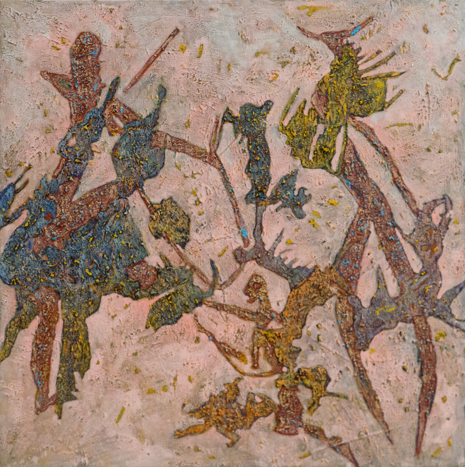 Aus der Reihe: Magische Zeichen Erika Seywald Originalgemälde zu verkaufen