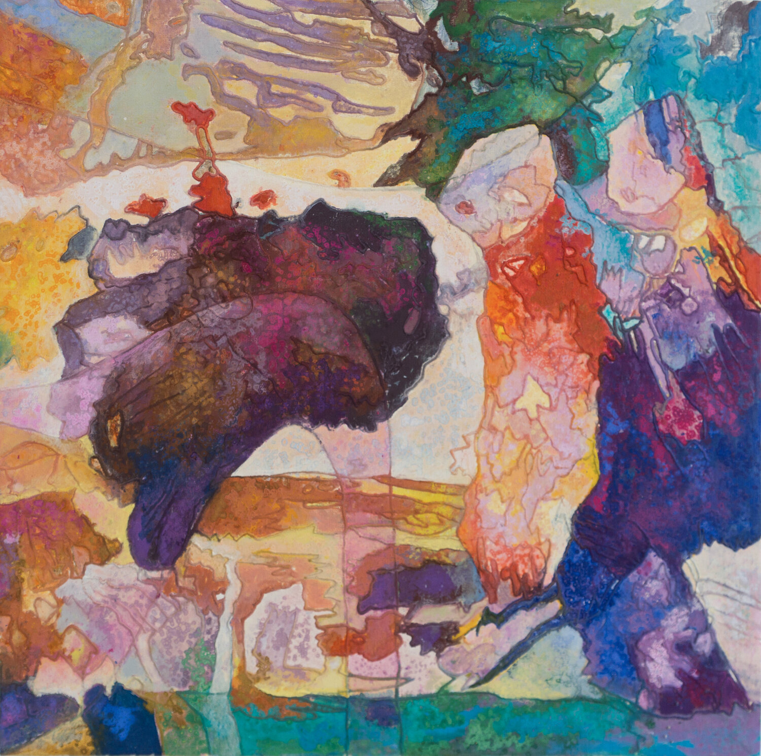 Mit dir ziehen by Erika Seywald (2019) Painting Oil on Canvas SINGULART