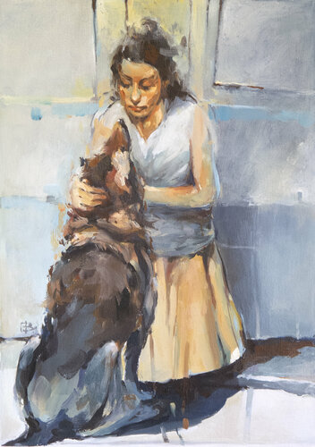 Small Family Portrait by Tony Belobrajdic, Painting for Sale on Singulart