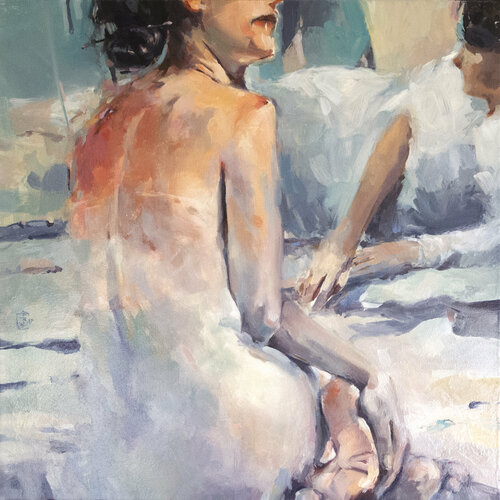 Italian Bathers by Tony Belobrajdic, Painting for Sale on Singulart