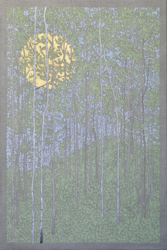A moment in the flow of time de Angus Hampel, Pintura a la venta en Singulart