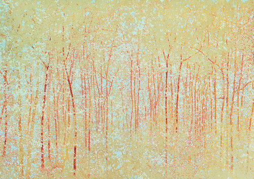 Particles of joy de Angus Hampel, Pintura a la venta en Singulart