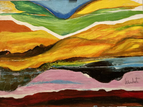 Paysage spirituel by Mariam Mouliets, 회화 for Sale on Singulart