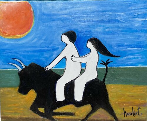 Le voyage di Mariam Mouliets, Pittura in vendita su Singulart