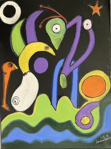 Les Mignons di Mariam Mouliets, Pittura in vendita su Singulart