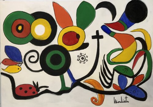 Junon au Jardin van Mariam Mouliets, Schilderij te koop op Singulart