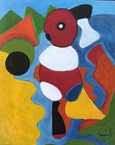 Le bonheur van Mariam Mouliets, Schilderij te koop op Singulart