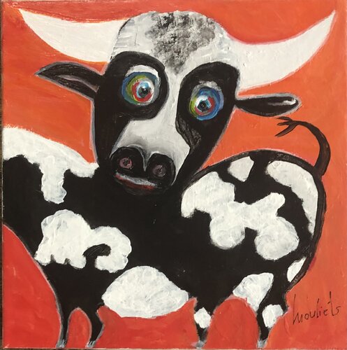 La vache von Mariam Mouliets, Malerei kaufen auf Singulart