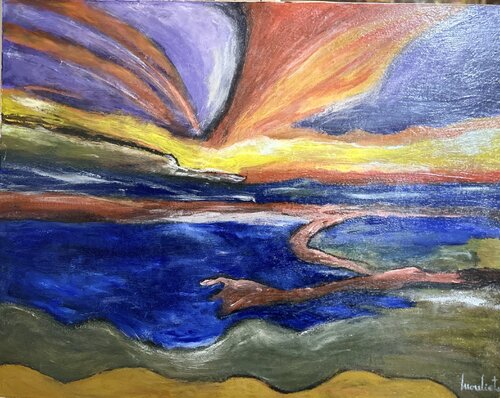 La nature nous met au défi by Mariam Mouliets, 회화 for Sale on Singulart