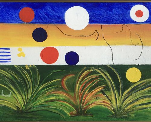 Le paradis II di Mariam Mouliets, Pittura in vendita su Singulart
