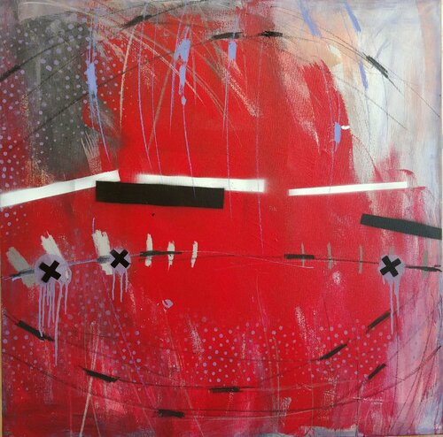 Who Is to Tell You What Is Right or Wrong? van Jelena Antic, Schilderij te koop op Singulart