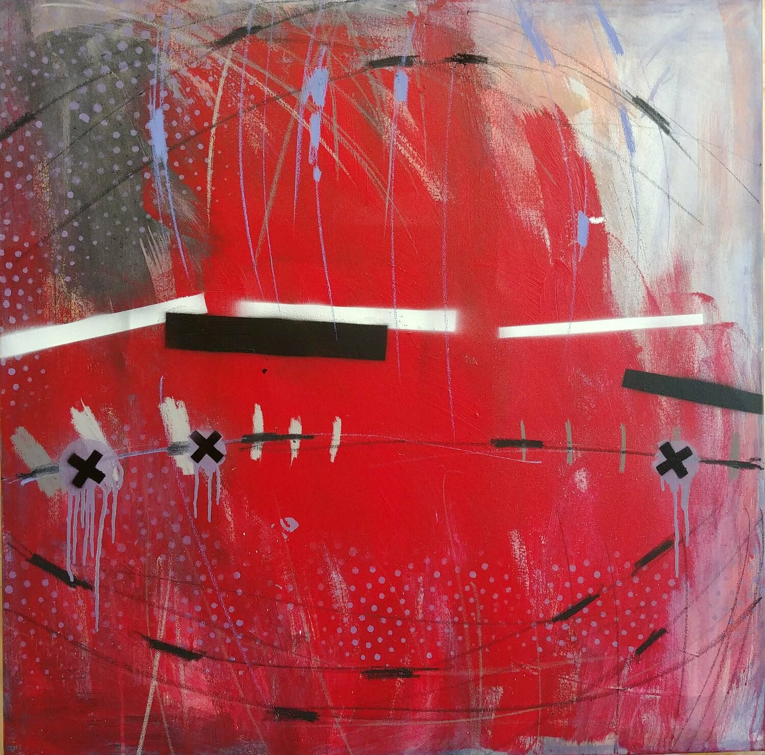 Who Is to Tell You What Is Right or Wrong? Jelena Antic Originalgemälde zu verkaufen