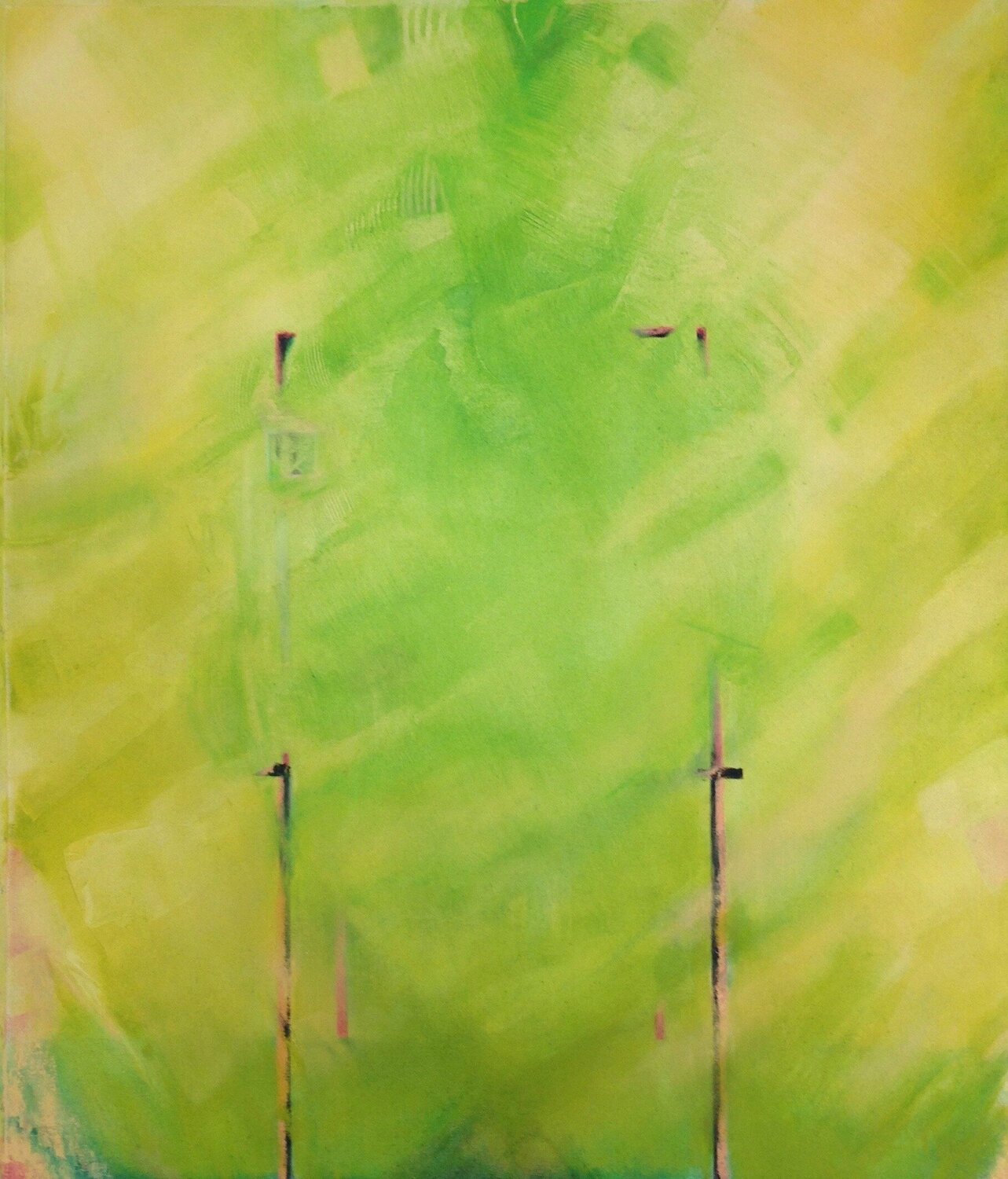 The Green Man's Chair Wayne Boucher Dipinto originale in vendita