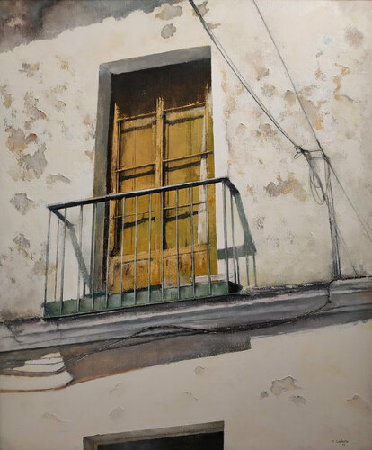 Balcón soleado van Tomás Castaño, Schilderij te koop op Singulart