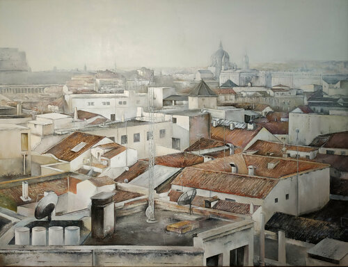 De Madrid al cielo di Tomás Castaño, Pittura in vendita su Singulart