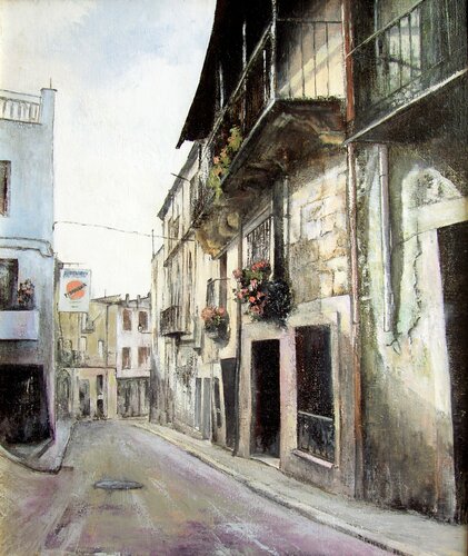 Fermoselle- Cl. Requejo par Tomás Castaño, Peinture en vente sur Singulart