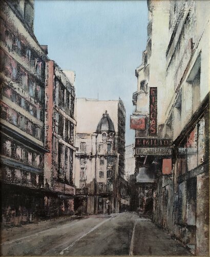 Calle independencia- León von Tomás Castaño, Malerei kaufen auf Singulart