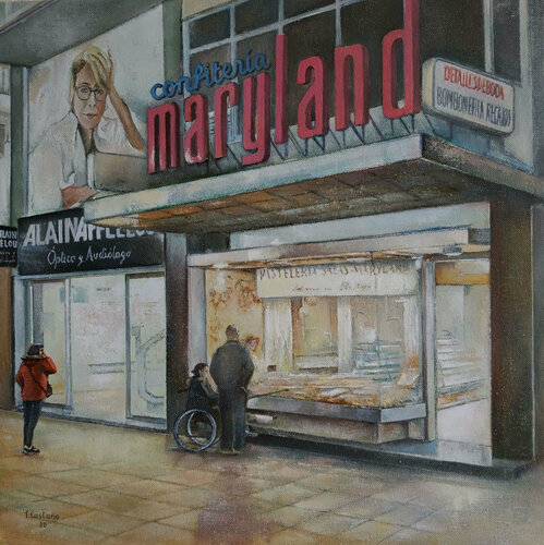 Pastelería Maryland-Santander by Tomás Castaño, Painting for Sale on Singulart