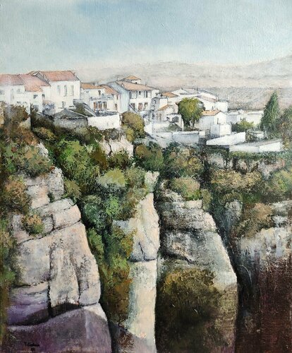 Ronda-Málaga di Tomás Castaño, Pittura in vendita su Singulart