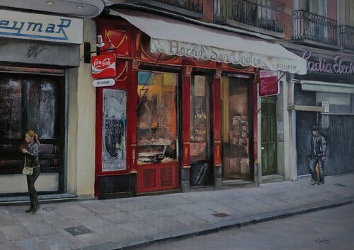Horno San Onofre-Madrid by Tomás Castaño, Painting for Sale on Singulart