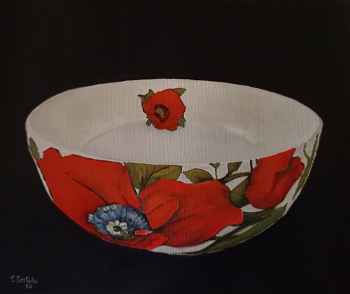 Fine  bone china von Tomás Castaño, Malerei kaufen auf Singulart