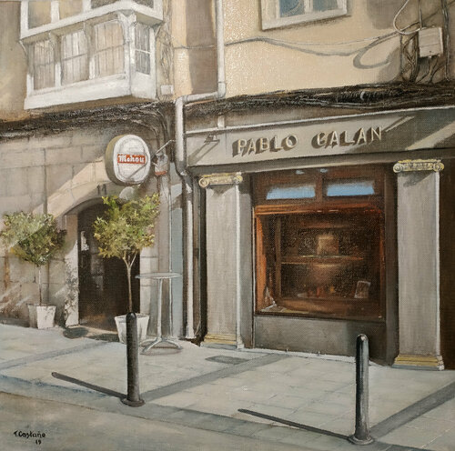 Joyería Pablo Galán-Santander van Tomás Castaño, Schilderij te koop op Singulart