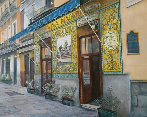 Viva Madrid by Tomás Castaño, Painting for Sale on Singulart