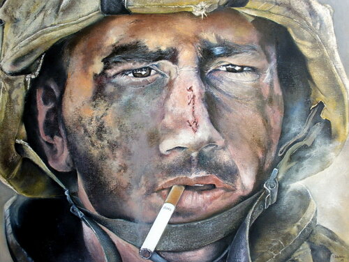 El cigarrillo de después by Tomás Castaño, 회화 for Sale on Singulart