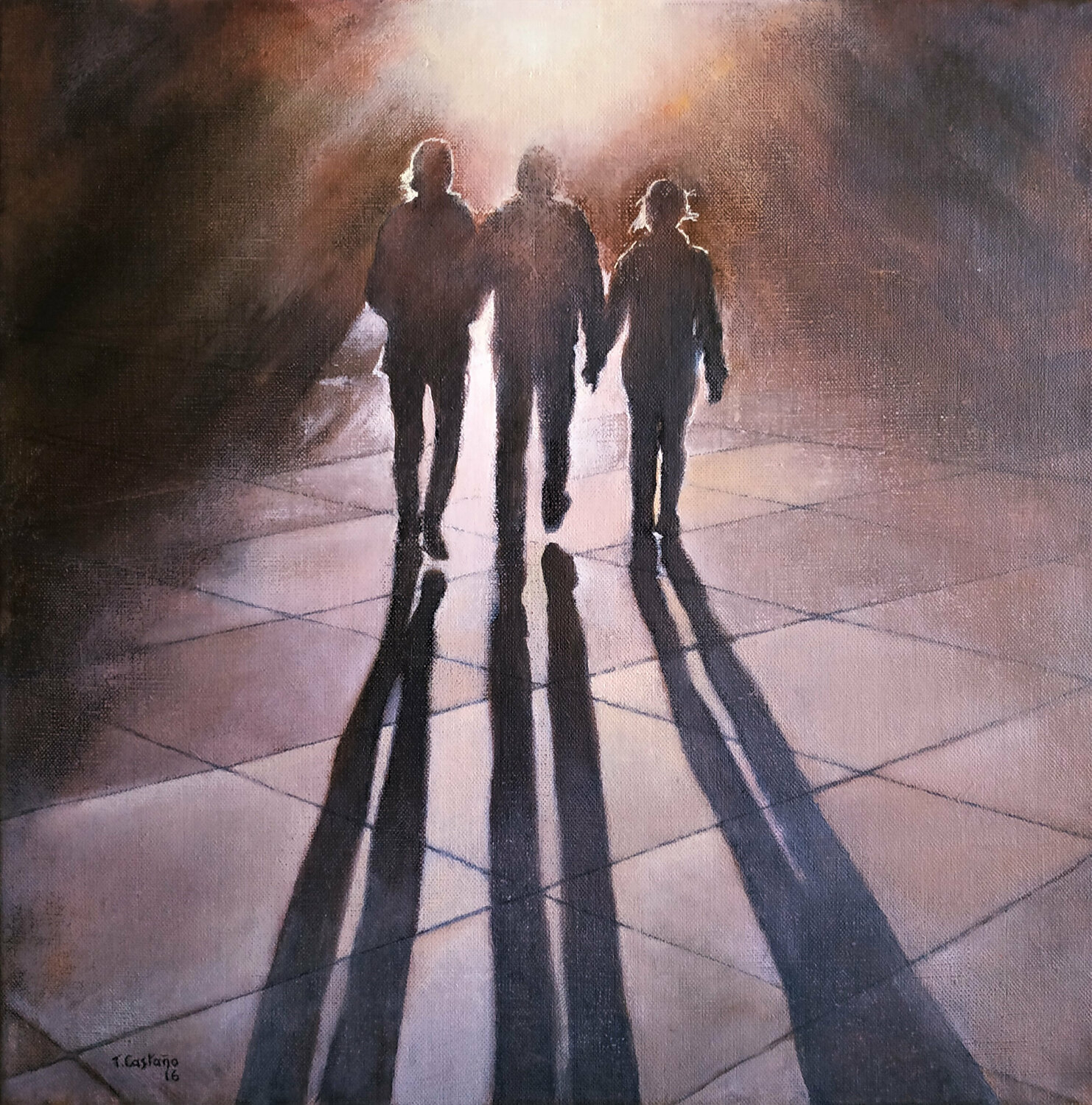 Caminando al atardecer Tomás Castaño
