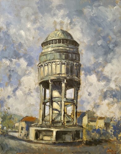 Torre Verde von Simone Butturini, Malerei kaufen auf Singulart